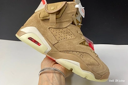 6 DH0690- Khaki Scott Travis 9018 Jordan Retro 628 British Popular 1110